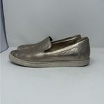 Birdies  Gold Metallic Leather Slip On Sneaker Size 8 Photo 2