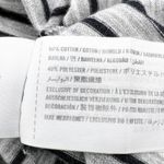 Abercrombie & Fitch Womens XS Striped T-Shirt Mini Dress Black Gray White Photo 5