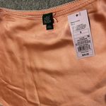 Wild Fable Pink Peach Orange Satin High-Low A-Line Mini Skirt Small NWT Photo 1