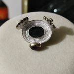 Joseph Esposito Snap Woven Chain Necklace Detachable Pendant Gold Tone Black Red Size 18 Photo 10