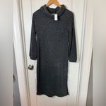 Banana Republic NEW  Charcoal Cowl Neck Sweater Dress size S Photo 3