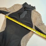 XScape  Beaded Bodycon Dress black Gold SZ 10 Cocktail Formal Dressy Keyhole Photo 8