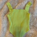 Kendall + Kylie Kendal + Kylie Pacsun Green Crop Top Photo 0