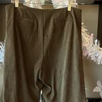 Elliott Lauren Pants Faux Suede Olive Green Slacks Womens 14 Chino Photo 9