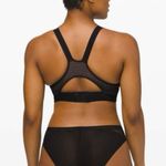 Lululemon NEW Awake to Lace Bra Size 32C Black and Barely Beige Photo 2