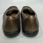 Clarks Ashland bubble loafers gold bronze leather size 12 Photo 3