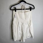 Old Navy  | white linen blend O ring halter romper‎ womens size XL NWT NEW Photo 6