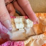 Cynthia Rowley Vibrant Floral Crop Top - Orange & Pink Photo 2