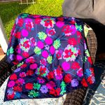 Bright Floral scarf 30”x30” Pink Photo 0