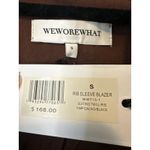 We Wore What NWT Rib Sleeve Brown & Black Belted Blazer Size Small Photo 4