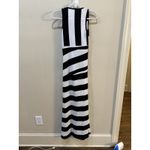 Go Couture  Maxi Dress V-Neck Colorblock Size‎ Small Striped Photo 2