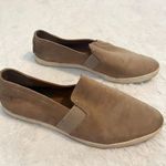 Frye Tan Brown leather Slip-on Flat Sneakers Size 7.5 Photo 0