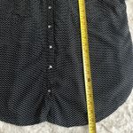 Jachs ‎ Girlfriend Black White Short Sleeve Button Collar Blouse Top Size XXL Photo 4