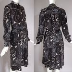 Donald Brooks dark paisley print long Photo 1