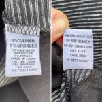 Habitat Black & White Loose Fit Tee Faux Wrap M Photo 4