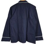 J.Crew  End-on-end‎ cotton long-sleeve pajama Top Navy S NWT Photo 1