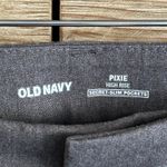 Old Navy NWT Women's Size 12 Pixie High Rise Casual Pants Grey Office Photo 3