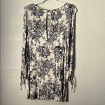 American Eagle  Size S Women’s Tunic Dress Floral Cold Shoulder Long Sleeve Boho Photo 1