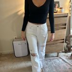 Only  White Straight Leg Jeans Photo 4