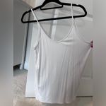 Silence + Noise White high low slit tank Photo 3