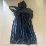 Urban Outfitters NWOT  Dahlia Rosette Velvet Mini Dress size L Photo 5