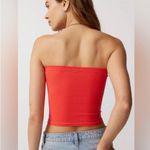 Urban Outfitters  Out From Under‎ Ribbed Tube Top Orange M/L Photo 4