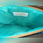 Mud Pie NWT  Palm Tree Straw Icon Case - handwoven Photo 3