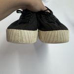 Tretorn Shoes Womens Size 7.5 Black Platform Canvas LiteBold Casual Sneakers Photo 2