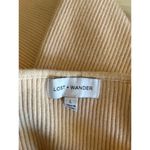Lost + Wander  Sandy Rock Knit Halter Mini Dress Cream Womens Size Large Photo 10
