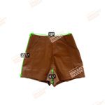 She & Sky  Shorts Women's Small Bronze Croc Textured Pockets Side Zip Photo 5
