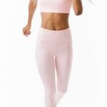 Zyia  ACTIVE Pink Iridescent Leopard Leggings Photo 0