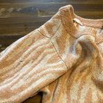 Rebecca Taylor Rebecca Taylos Tiger Stripe Merino Wool Alpaca Cotton Blend Sweater Small Photo 9