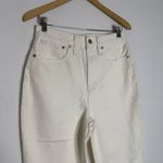 Madewell The Momjean Ivory White Jeans High Rise Women’s Size 27 Tall NWT Photo 8
