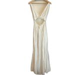 Tularosa  Revolve White Flowy Cotton Fia Maxi Eyelet Cutout Casual Dress XS Photo 3