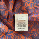 Chufy Ma Dress Mini Lin Floral Print Cotton Silk Embroidered Size XS Photo 9