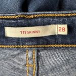 Levi's Levi’s 711 Womens SZ 28 Skinny Jeans Distressed Pockets Stretch Zip-Fly Low-Rise Photo 8