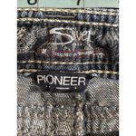 Silver Jeans Pioneer Boot Med Wash Low Rise Embroidery Size 25x31 Logo Boho Photo 3