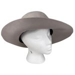 Karen Kane  Wool Hat Crushable Water Repellant Taupe Black M/L New Photo 1