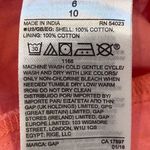 Gap  Womens Eyelet Cotton 3" Inseam City‎ Shorts Salmon Pink Size 6 Photo 6