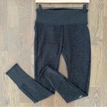 Alo Yoga  High-Waist Airbrush Ribbed Trim Legging in Heather Charcoal Size Medium Photo 0