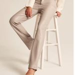 Abercrombie & Fitch NWT Abercrombie Tan Vegan Leather 90’s Straight Leg Jeans Photo 1