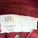 Rock & Republic Women’s Red Kashmiere Mid-Rise Skinny Jeans 10 M Photo 9