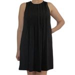Calvin Klein  Black Dress Sleeveless Pleated Fit & Flare Women's 6 Office Job Photo 3