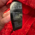 Forever 21 Red Floral Lace Dress Holiday Party Christmas Photo 8