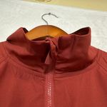 Old Navy XS Cropped Bomber Jacket Vented Rust Red Stretchy Streetwear Athleisure Photo 3