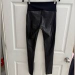 ASSETS by SPANX Women's All Over Faux Leather black Leggings size small Photo 5