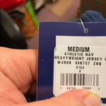 Champion NWT NAVY BLUE COTTON HOODIE Photo 3