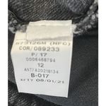 Anne Klein  Womens 12 The Straight Crop Black Denim Jeans Preppy Casual Going Out Photo 8