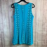 Love Reign  Teal Dress with Floral Embroidery Photo 5