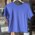 Lululemon  Lightweight Cinched Hiking T-Shirt Charged Indigo zipper pocket tee Photo 1